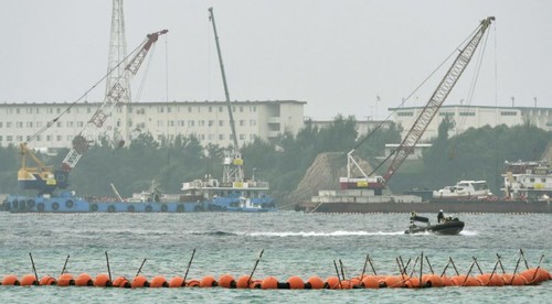 Offshore work begins on relocating US base on Okinawa - ảnh 1